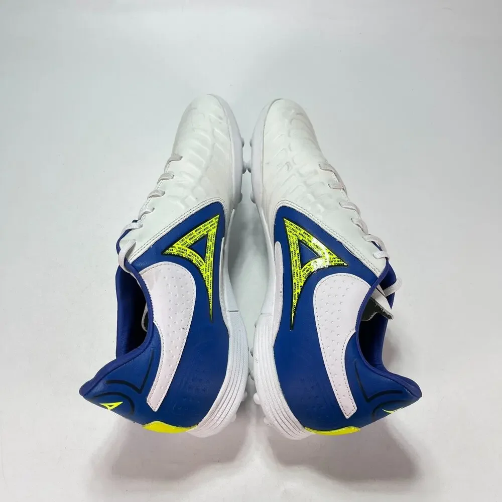 Pirma Brasil Reinier Turf 3043 White Blue Low Top Soccer Shoes Men's Size 12